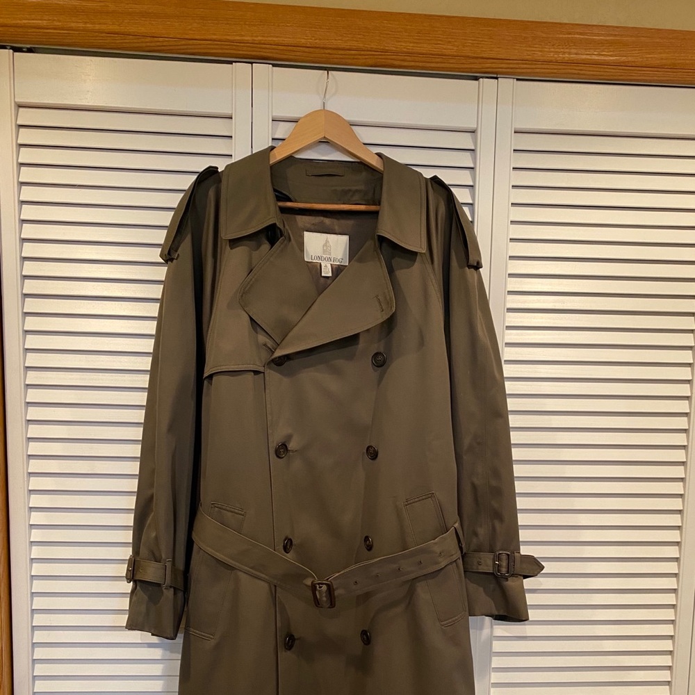 Mens London Fog Trenchcoat